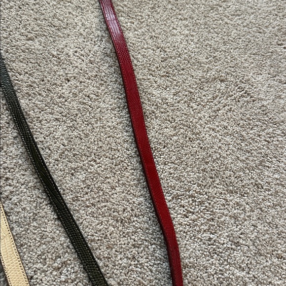 Barry Kieseltein Cord Lot Vintage Belts & Buckles (6 pieces) - Picture 11 of 12